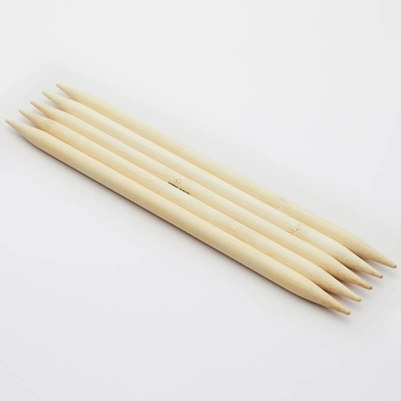 Agulhas de 2 pontas Bamboo  (conjunto 5) 20 cm knit pro